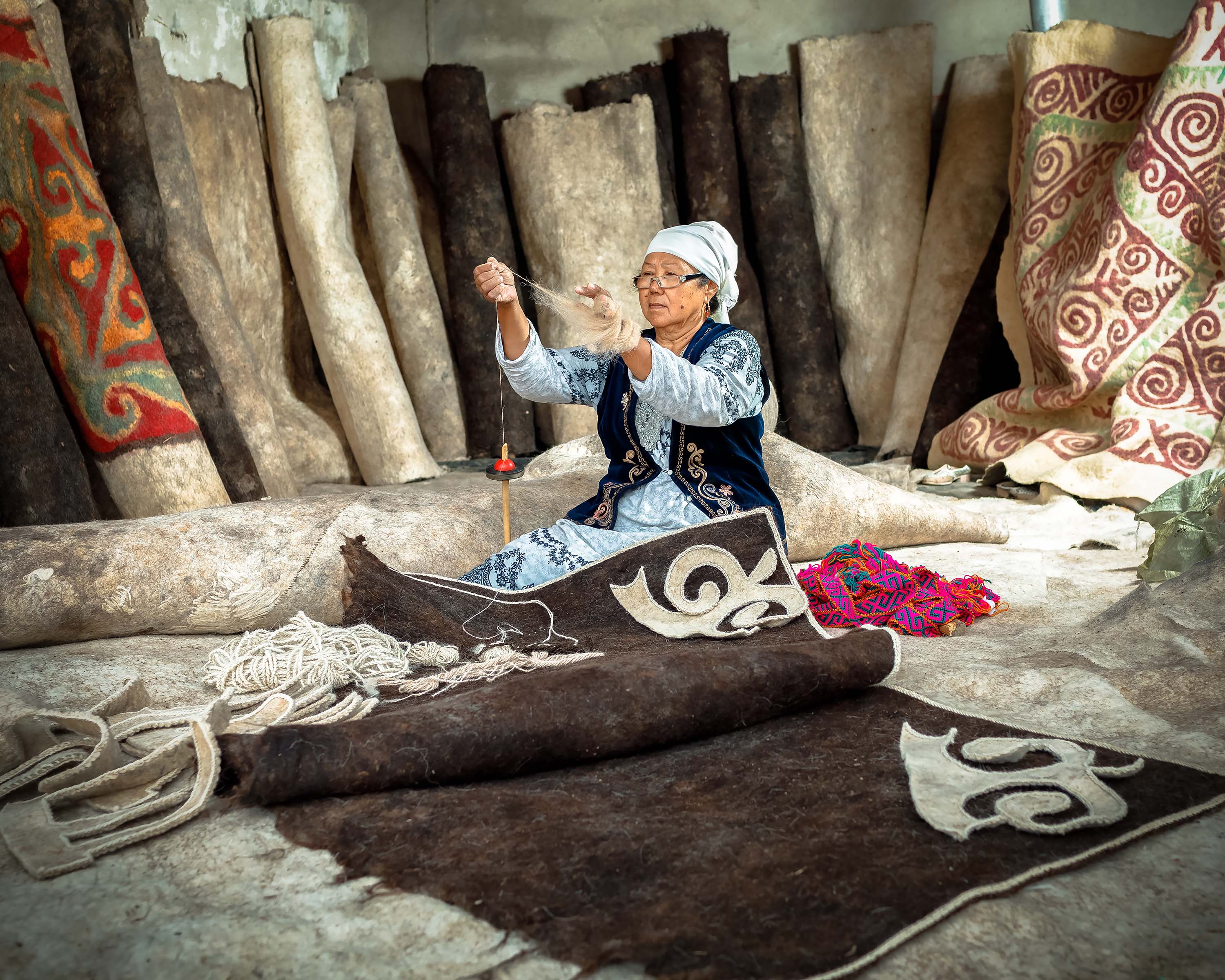 Юрты, войлок и узоры: Как в Мангистау возрождают древние казахские ремесла?