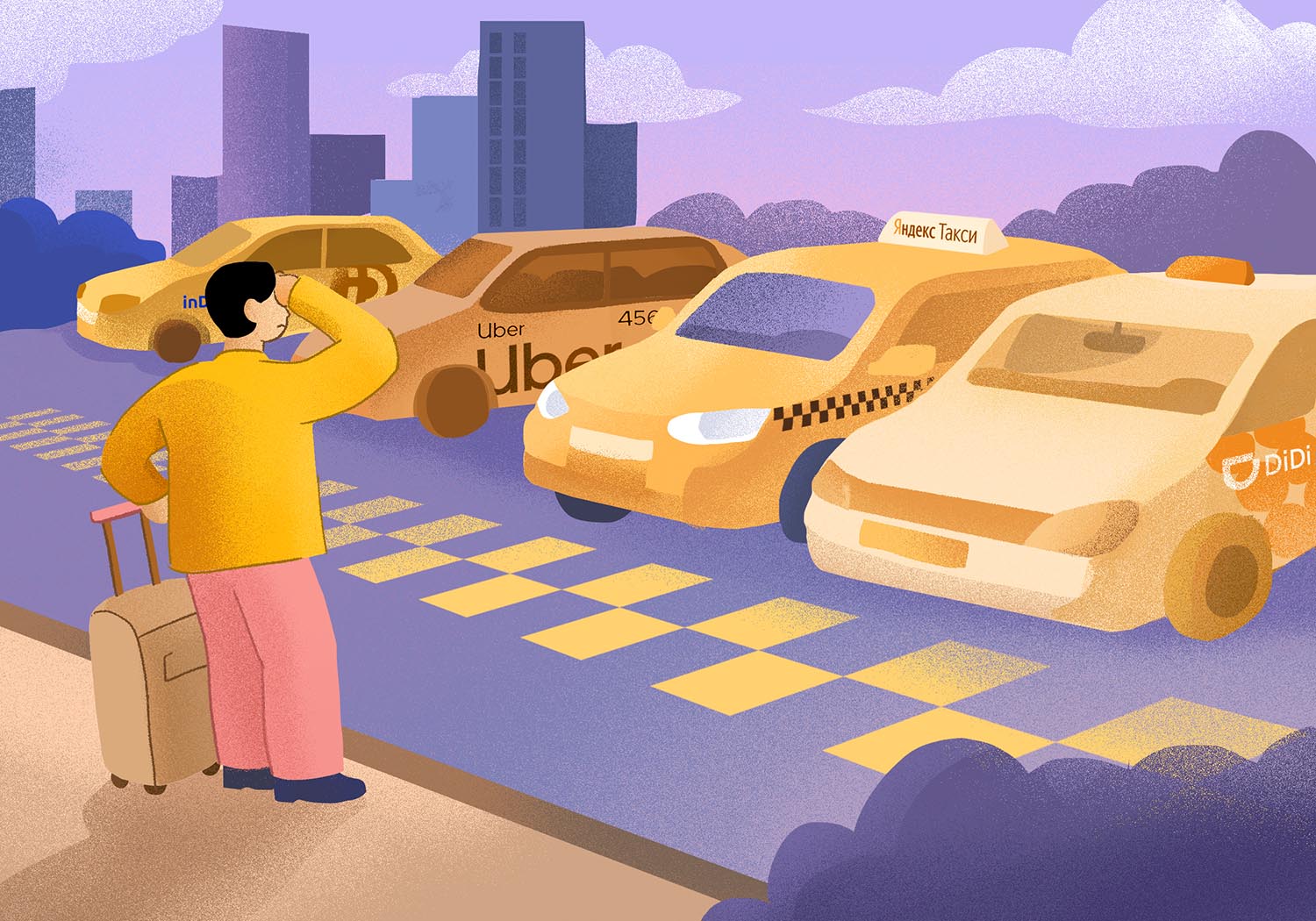 Сравниваем сервисы такси: Yandex Go, Uber, inDriver или DiDi?
