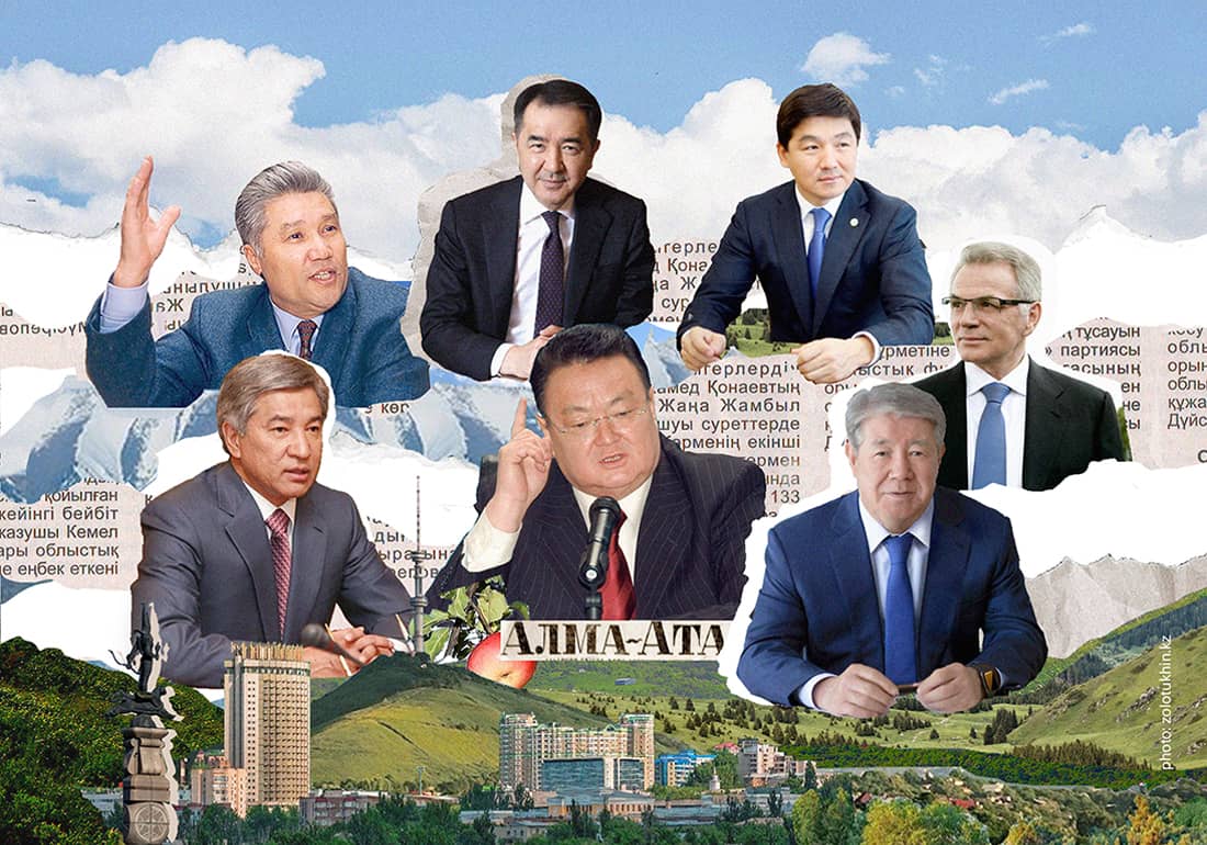 Как менялся Алматы при разных акимах